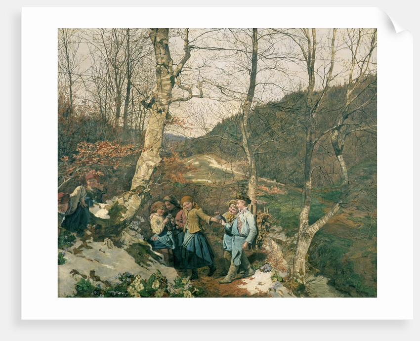 Early Spring in the Vienna Woods by Ferdinand Georg Waldmuller