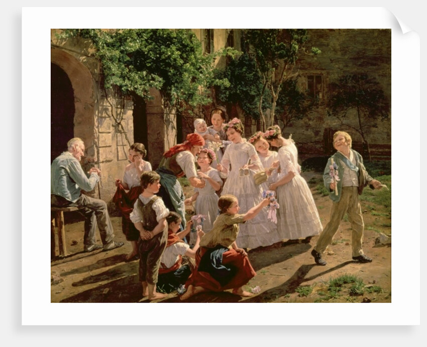 Corpus Christi by Ferdinand Georg Waldmuller