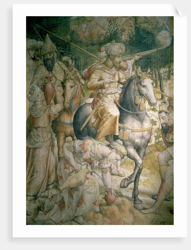 Campaign of Emperor Charles V against the Turks at Tunis in 1535: the defeat of the Turks at the battle of Goletta by Jan Cornelisz Vermeyen