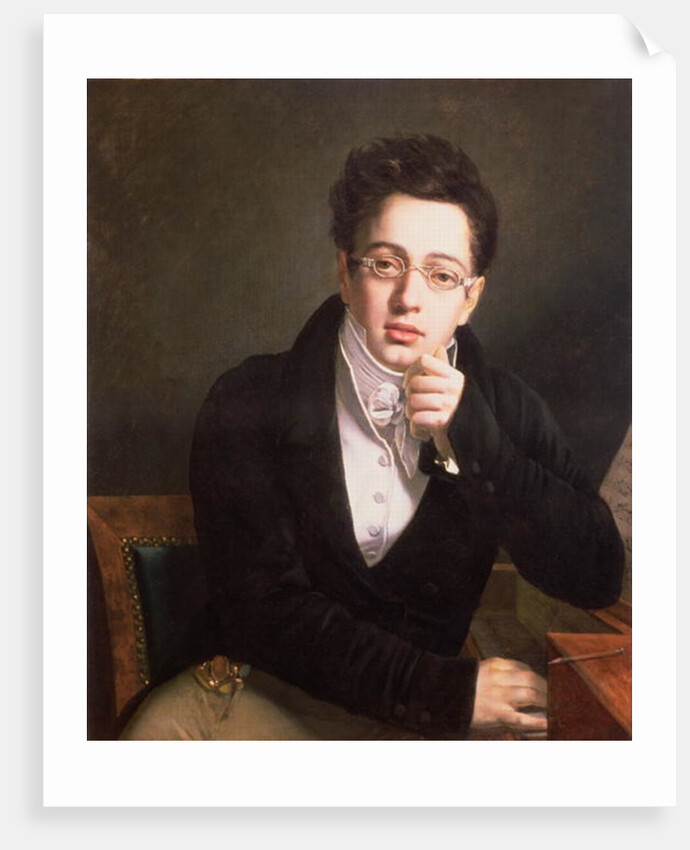 Portrait of Franz Schubert, c.1814 by Austrian School