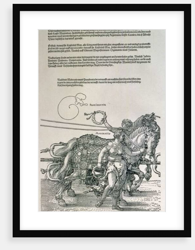 Triumphal Chariot of Emperor Maximilian I of Germany by Albrecht Dürer or Duerer