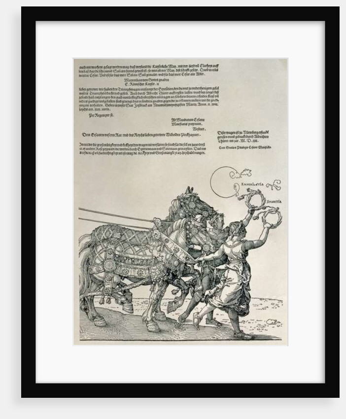Triumphal Chariot of Emperor Maximilian I, Emperor of Germany by Albrecht Dürer or Duerer