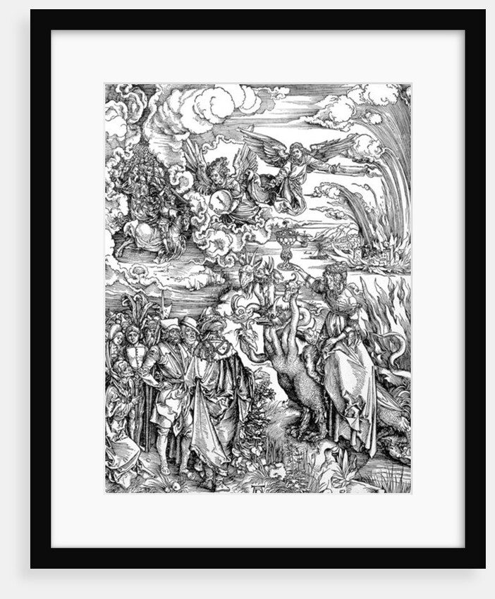 The Babylonian Whore from the 'Apocalypse' or 'The Revelations of St. John the Divine', pub. 1498 by Albrecht Dürer or Duerer
