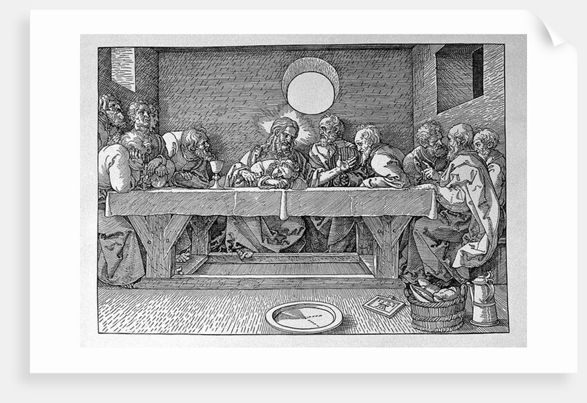 The Last Supper, pub. 1523 by Albrecht Dürer or Duerer