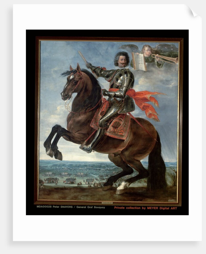Portrait of General Graf Bouquoy by Peeter Snayers