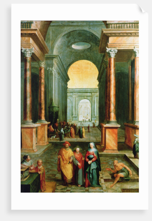 Christ in the Temple, 1598 by Karel Van Mander