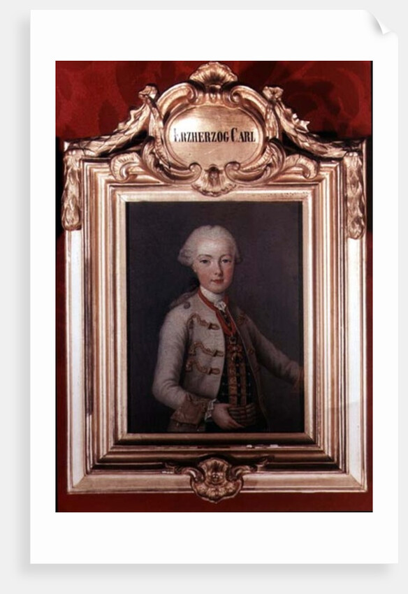 Archduke Karl Joseph son of Emperor Francis I and Empress Maria Theresa of Austria 1762 by Jean-Etienne Liotard