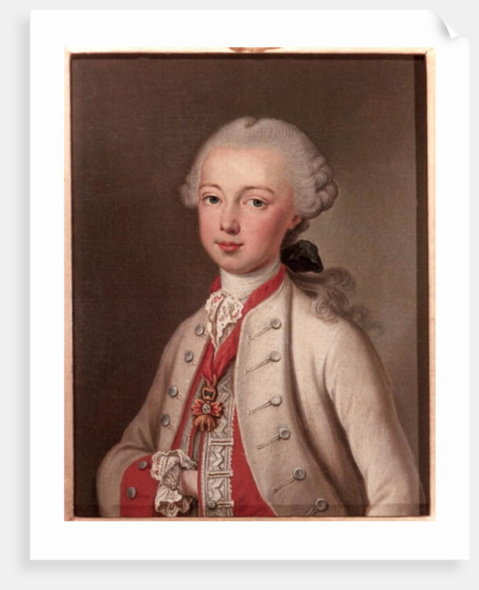 Leopold II Holy Roman Emperor and Grand-duke of Tuscany, 1762 by Jean-Etienne Liotard