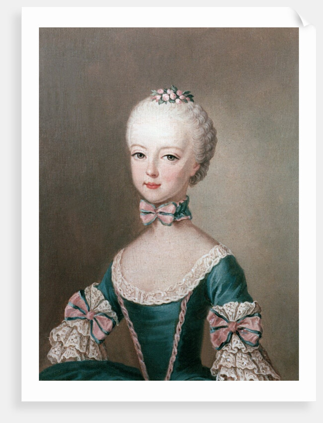 Marie Antoinette, 1762 by Jean-Etienne Liotard
