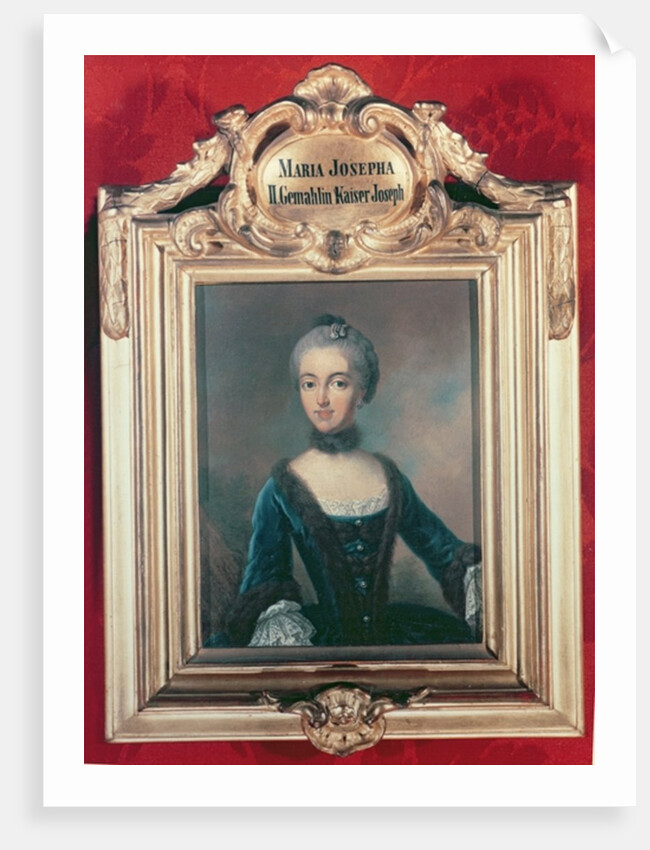 Maria Josepha of Bavaria second wife of Joseph II Holy Roman Emperor by Jean-Etienne Liotard