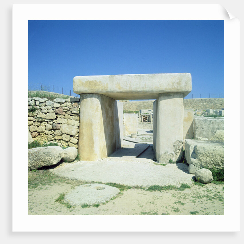 Megalithic temple site, c.3000-c.2500 BC by Anonymous