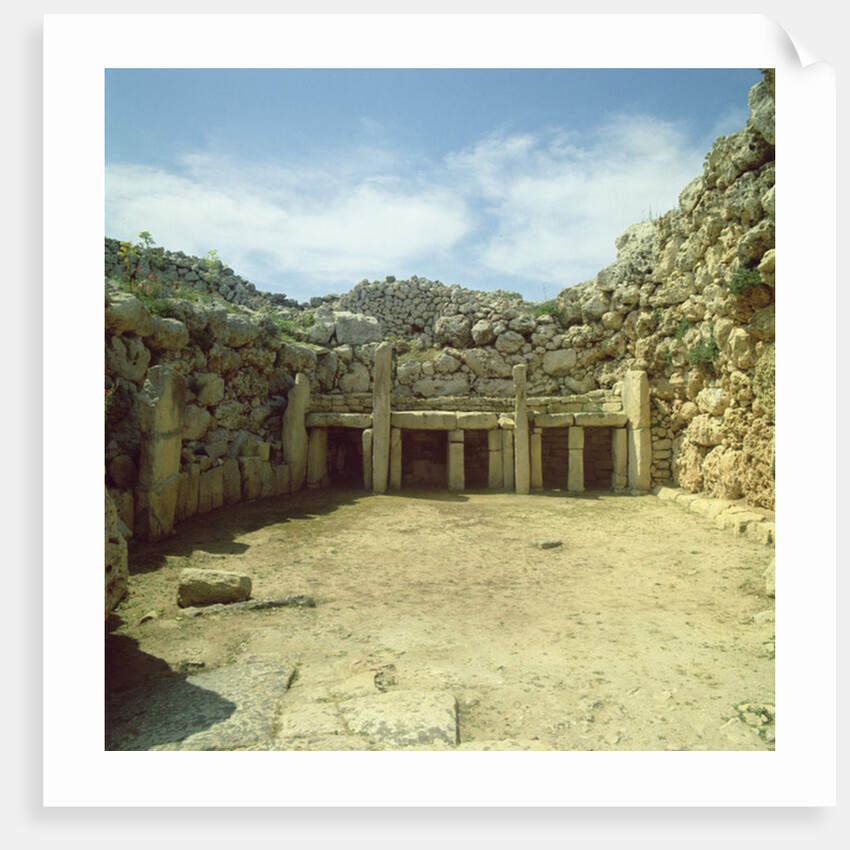 Megalithic temple site, c.30000-c.25000 BC by Megalithic Megalithic