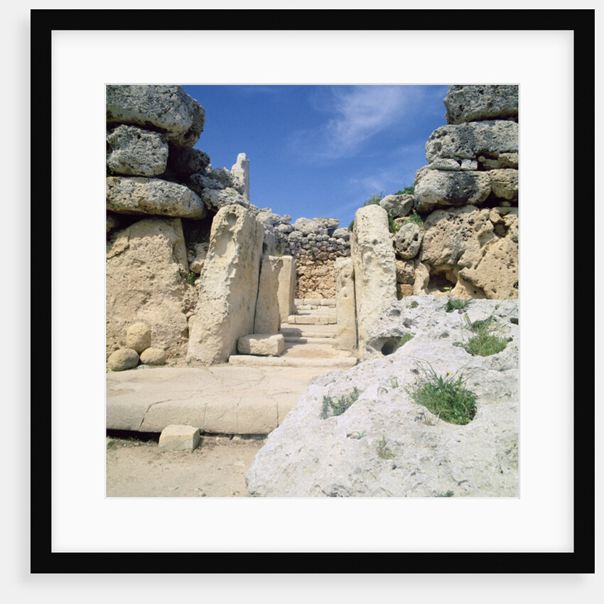 Megalithic temple site, c.30000-c.25000 BC by Megalithic Megalithic