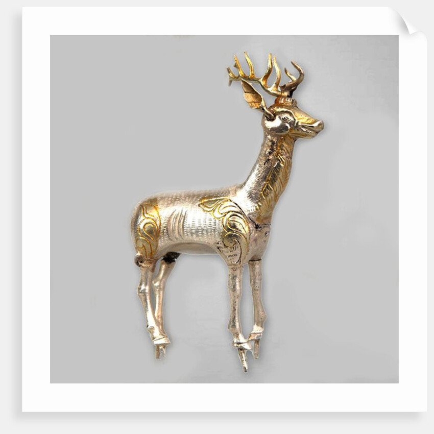 Stag, Arkhangai province, Khashaat temple, Caydam, Mongolia, c.730 by Mongolian School
