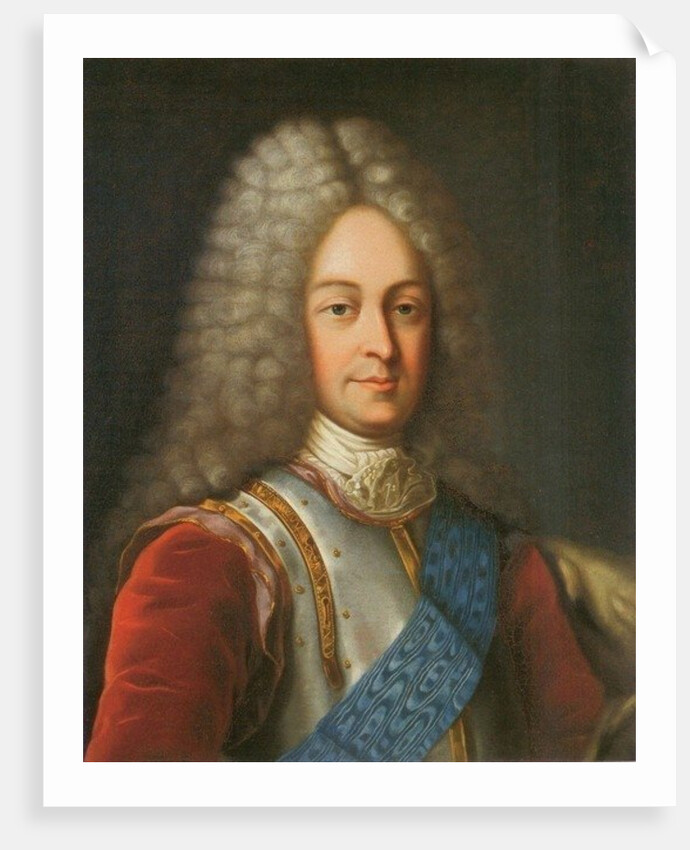 Portrait of Prince Vasily Lukich Dolgorukov, first half of 18th century by School Russian