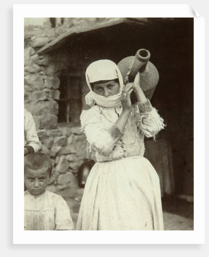 Armenian country girl, Yerevan by Dmitri Ivanovich Yermakov