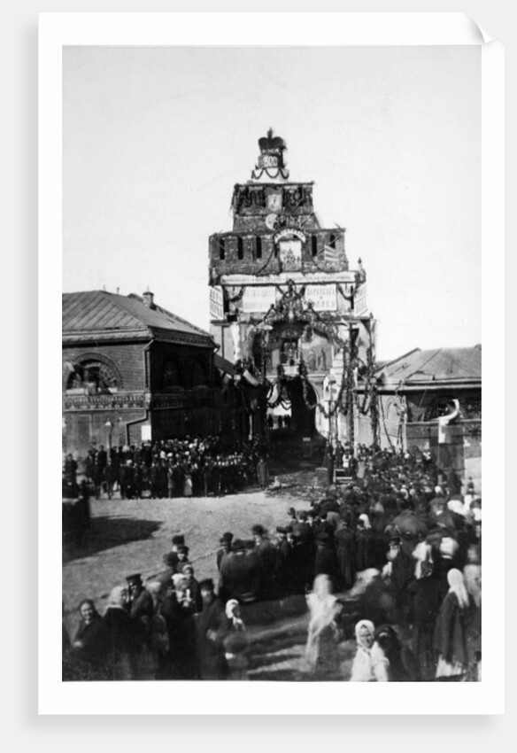 Celebration of the 500 year anniversary of the Battle of Kulikovo, at Kolomna, 1880 by Russian Photographer