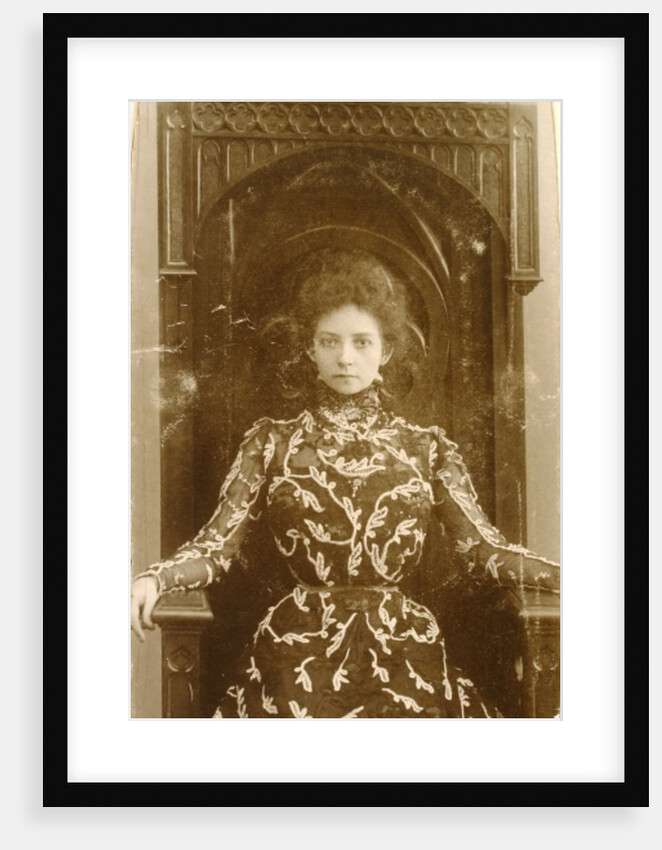 Portrait of the actress Vera Komissarzhevskaya by Russian Photographer