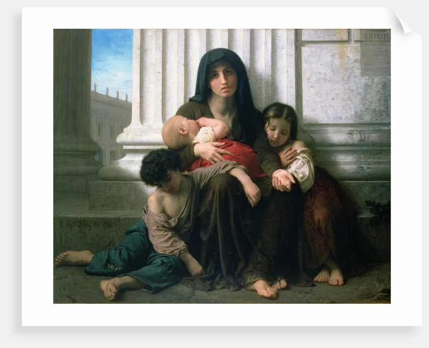 Charity or The Indigent Family', 1865 by William-Adolphe Bouguereau