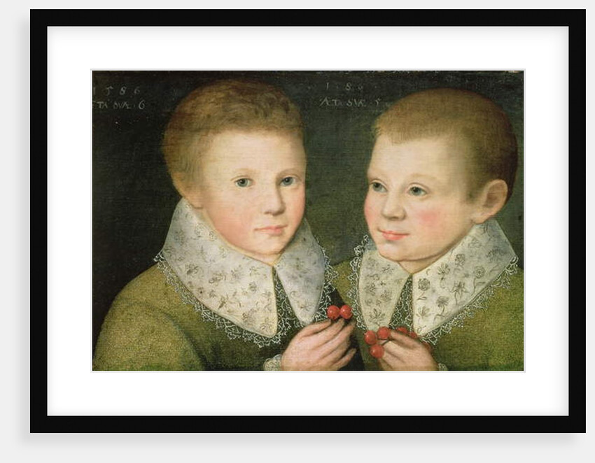 Portrait of Two Brothers, 1586 by Marcus Gheeraerts