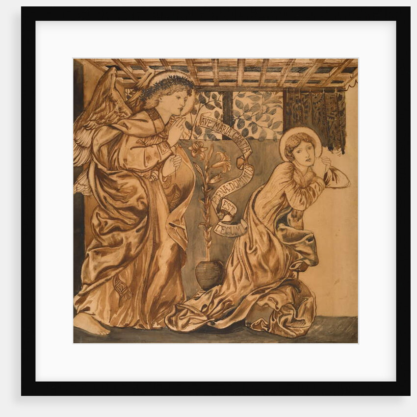 The Annunciation, c.1862 by Edward Coley Burne-Jones