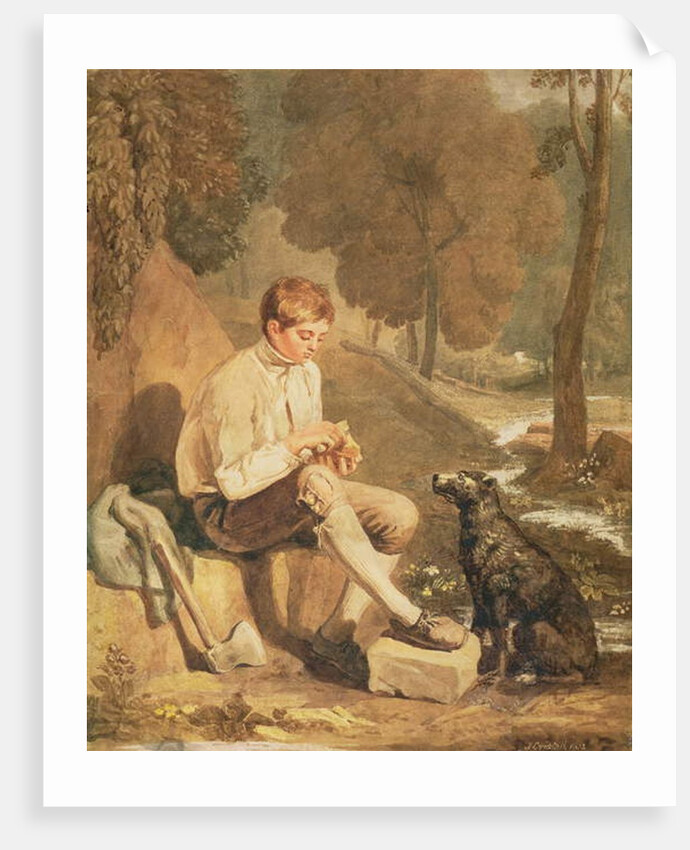 A Young Woodcutter, 1812 by Joshua Cristall
