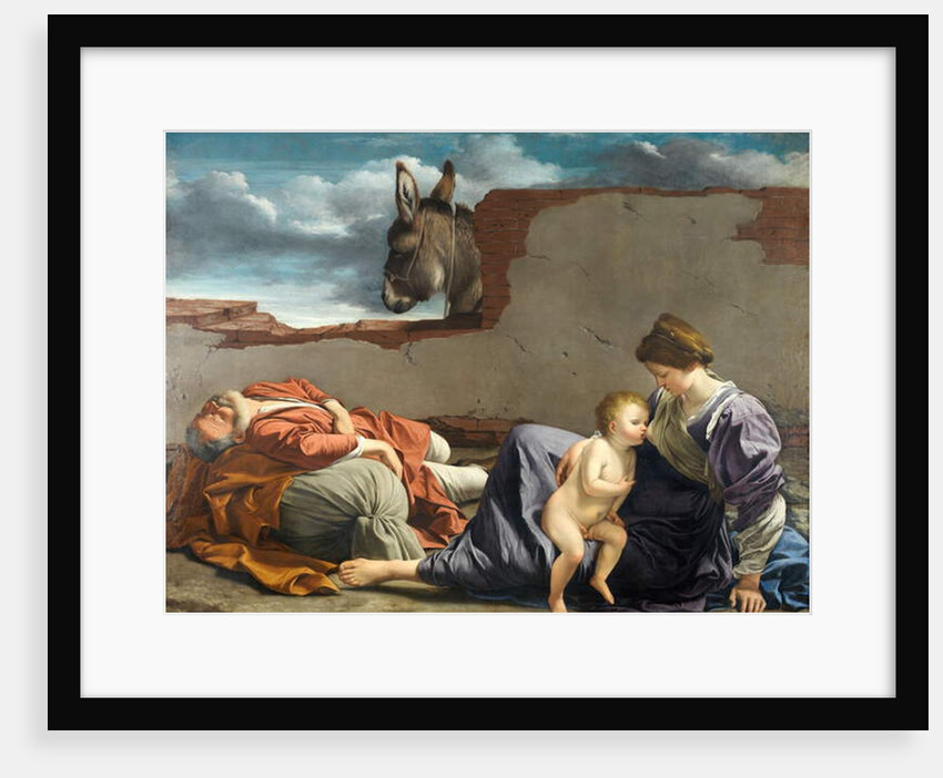 Rest on the Flight into Egypt, 1615-1621 by Orazio Gentileschi