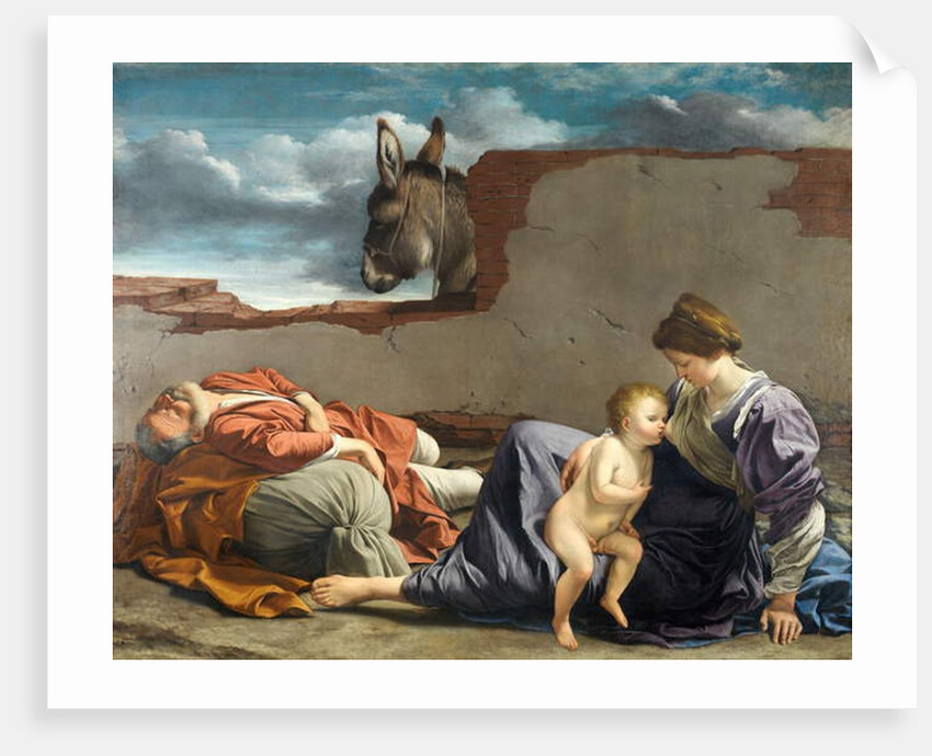 Rest on the Flight into Egypt, 1615-1621 by Orazio Gentileschi