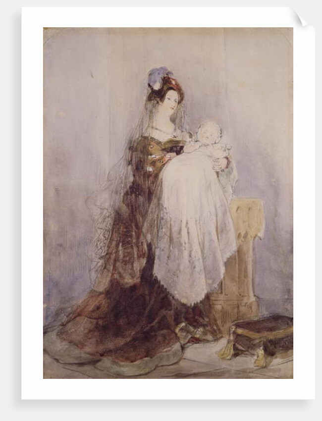 The Christening, 1830-1832 by David Cox