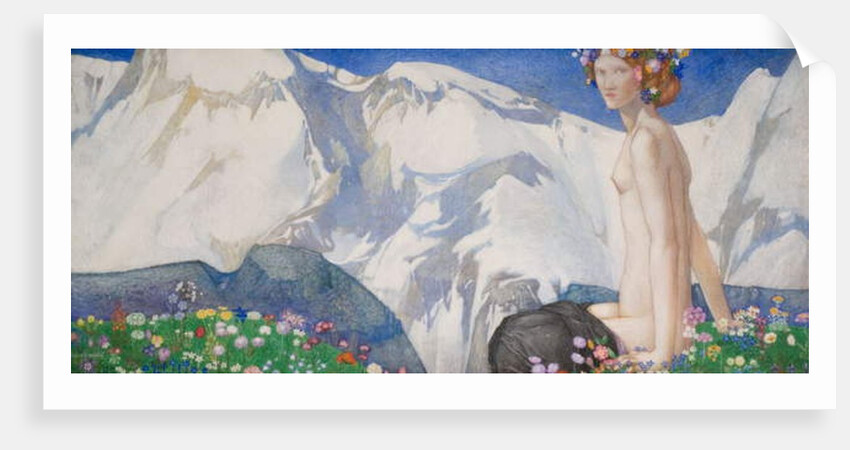 Flora of the Alps, 1918 by Edward Reginald Frampton