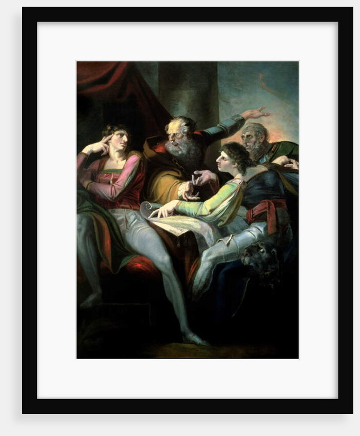 The Dispute between Hotspur, Worcester, Mortimer and Glendower, 1784 by Henry Fuseli