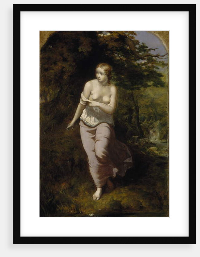 Musidora Bathing, 1849 by Arthur Hughes