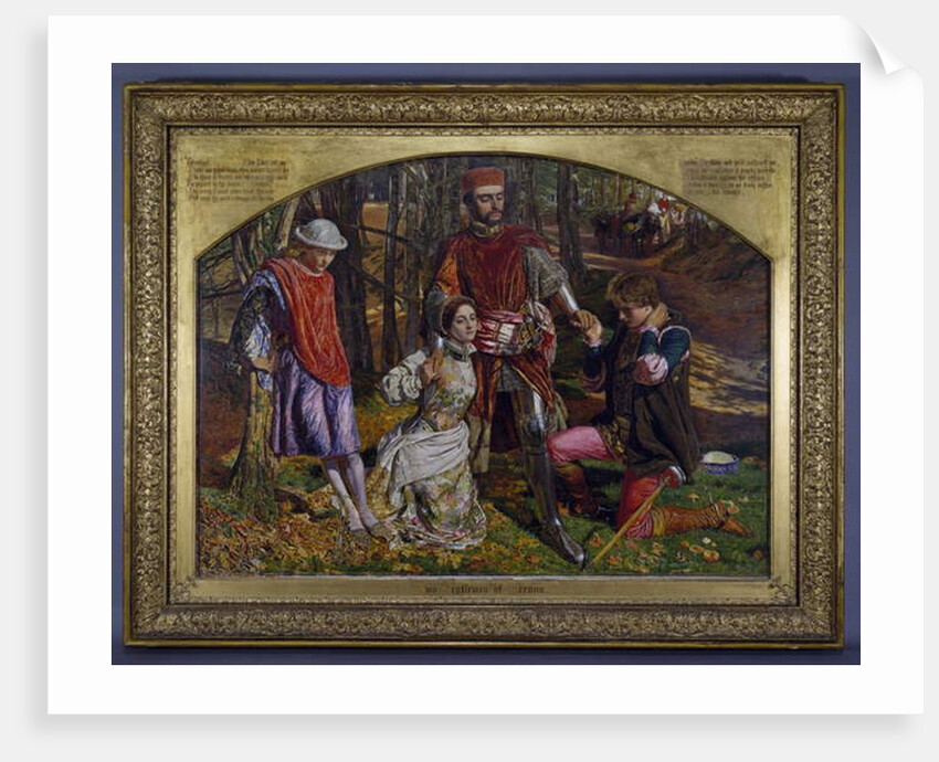 Valentine Rescuing Sylvia from Proteus, 1851 by William Holman Hunt