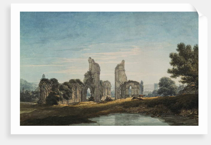 Glastonbury Abbey, 1795 by Thomas Hearne