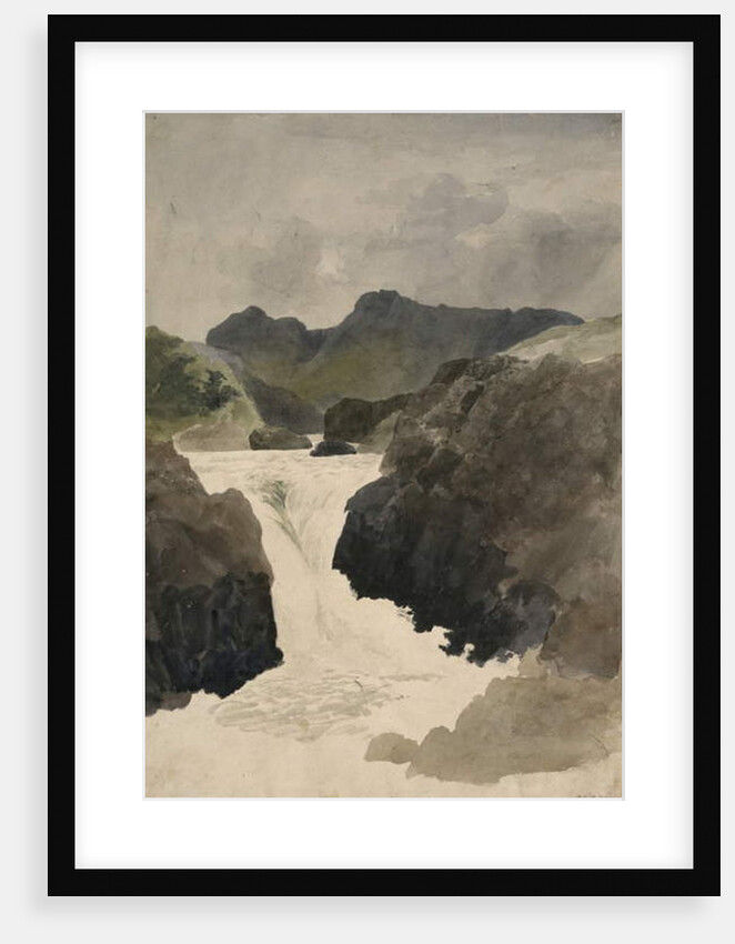 Skelwith Force, Westmorland, 1800-1820 by Robert Hills