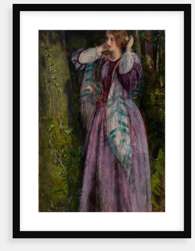 Amy, study for 'The Long Engagement', 1859 by Arthur Hughes