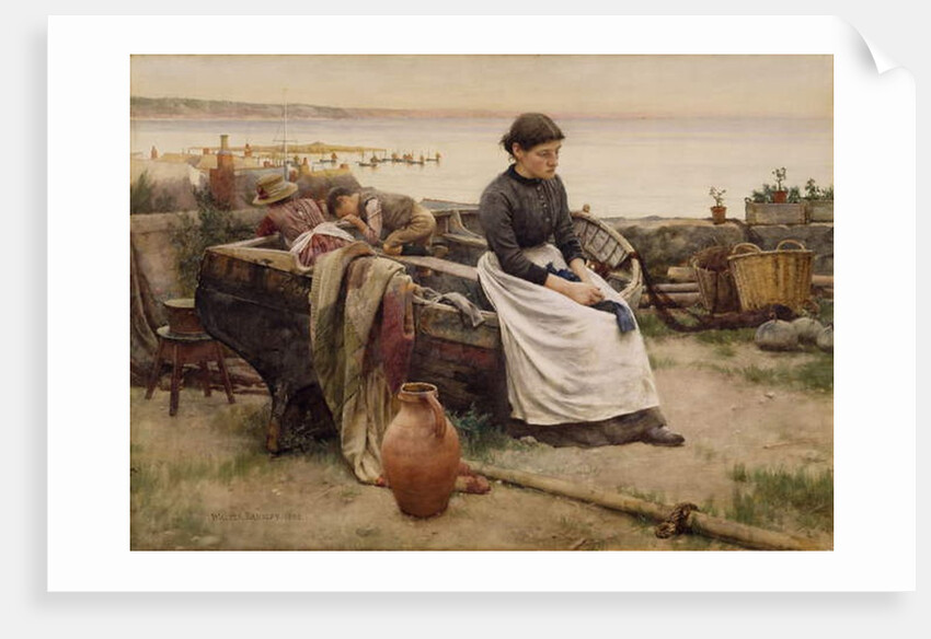 But oh for the Touch of a Vanished Hand, 1888 by Walter Langley