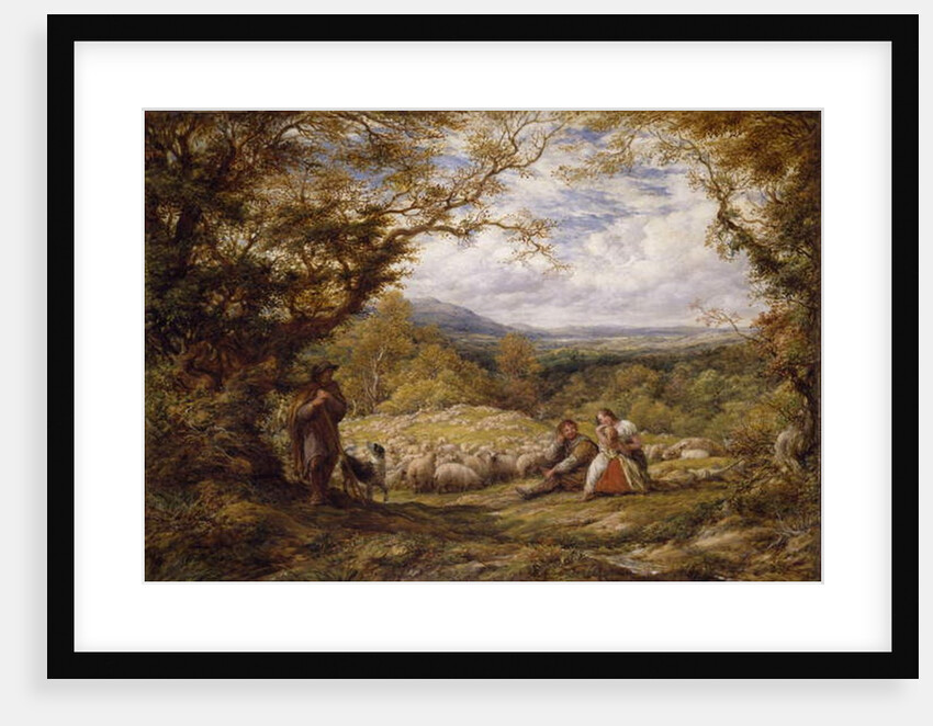 The Sheep Drive, 1863 by John Linnell