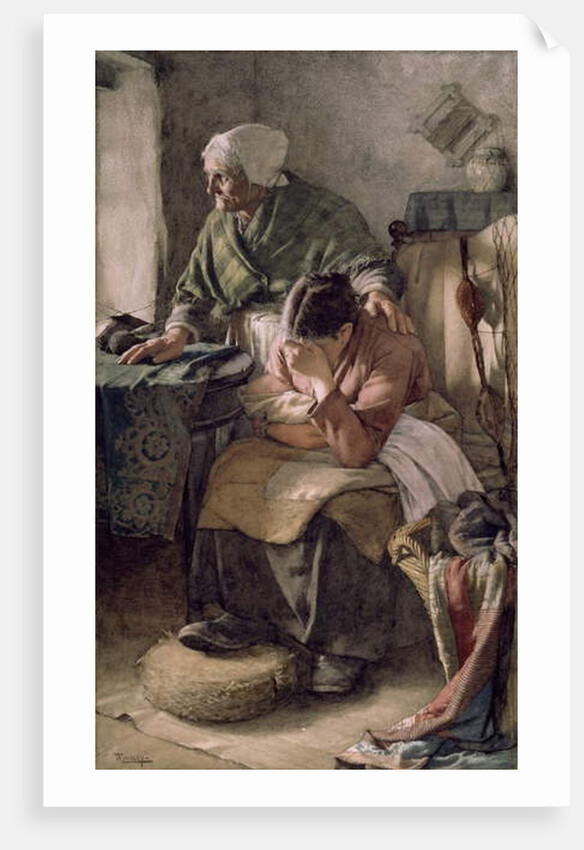 But Men Must Work and Women Must Weep, 1883 by Walter Langley