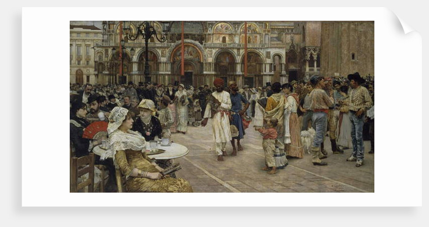 The Piazza di San Marco, Venice, 1883 by William Logsdail