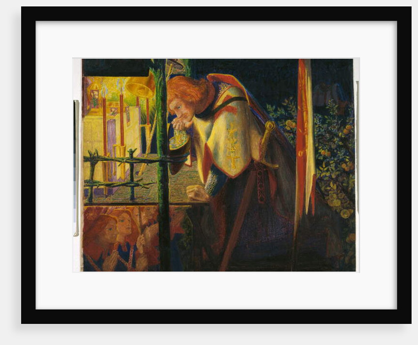 Sir Galahad at the Ruined Chapel, 1859 by Dante Gabriel Charles Rossetti