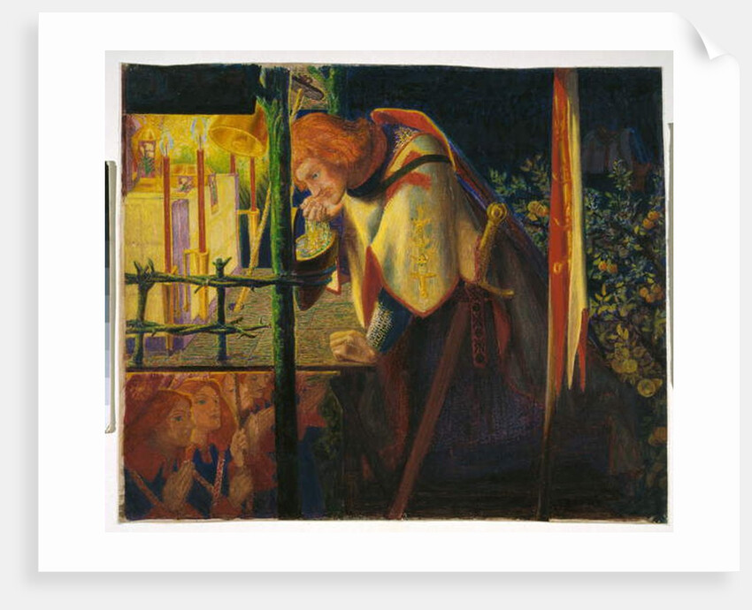 Sir Galahad at the Ruined Chapel, 1859 by Dante Gabriel Charles Rossetti