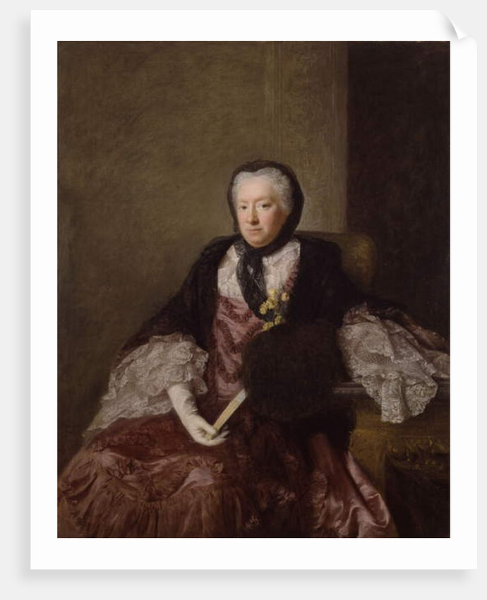 Portrait of Mrs Mary Martin, 1761 by Allan Ramsay