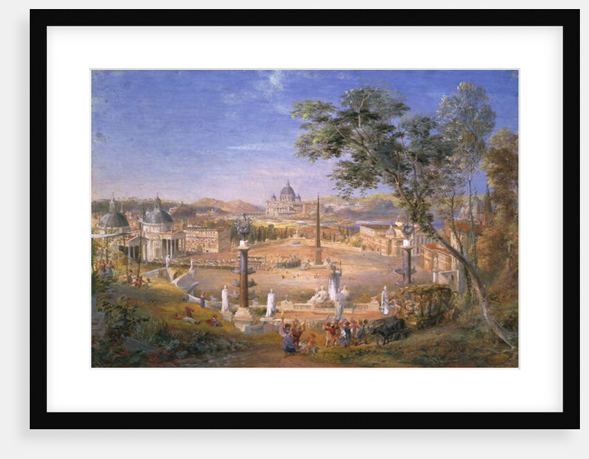 A View of Modern Rome During the Carnival, 1838 by Samuel Palmer