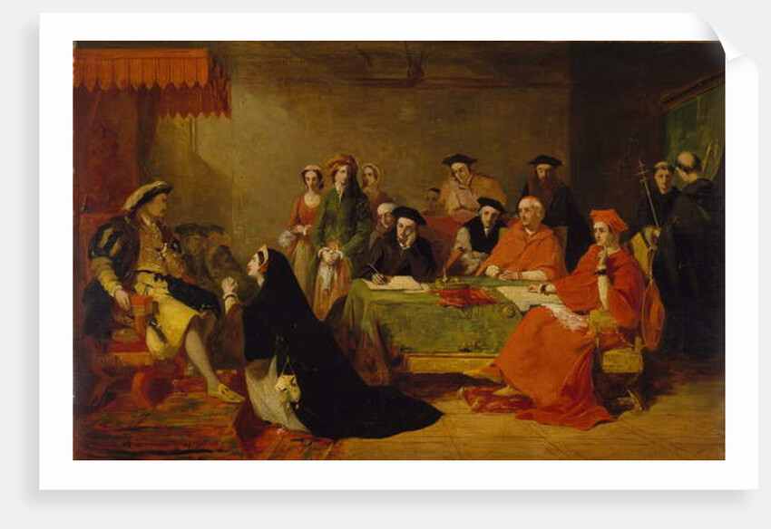 The Trial of Queen Catherine of Aragon, 1848 by Henry Nelson O'Neil
