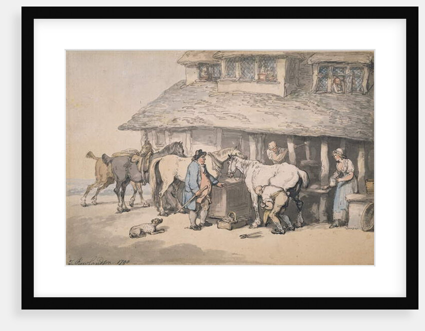 At the Forge, 1790 by Thomas Rowlandson