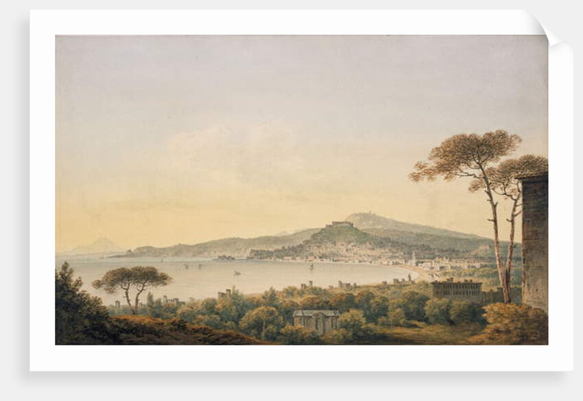 Naples From Sir William Hamilton's Villa, 1780-1782 by John Warwick Smith