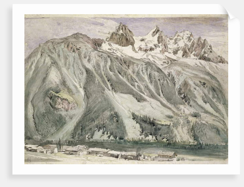 Aiguilles of Chamonix, 1849 by John Ruskin