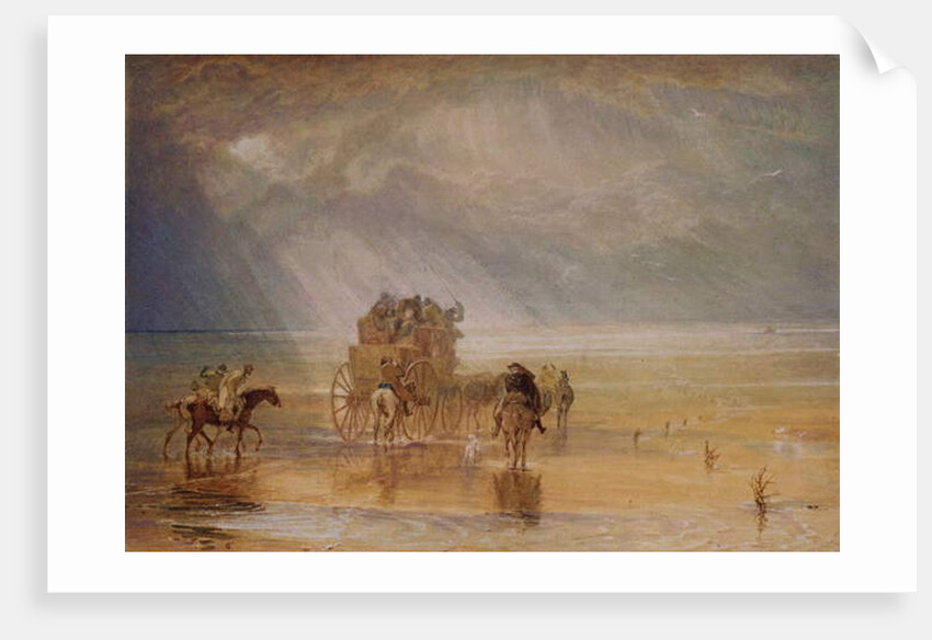 Lancaster Sands, 1816-1825 by Joseph Mallord William Turner
