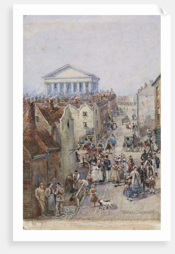 Hill Street, 1850 by Warren Blackham